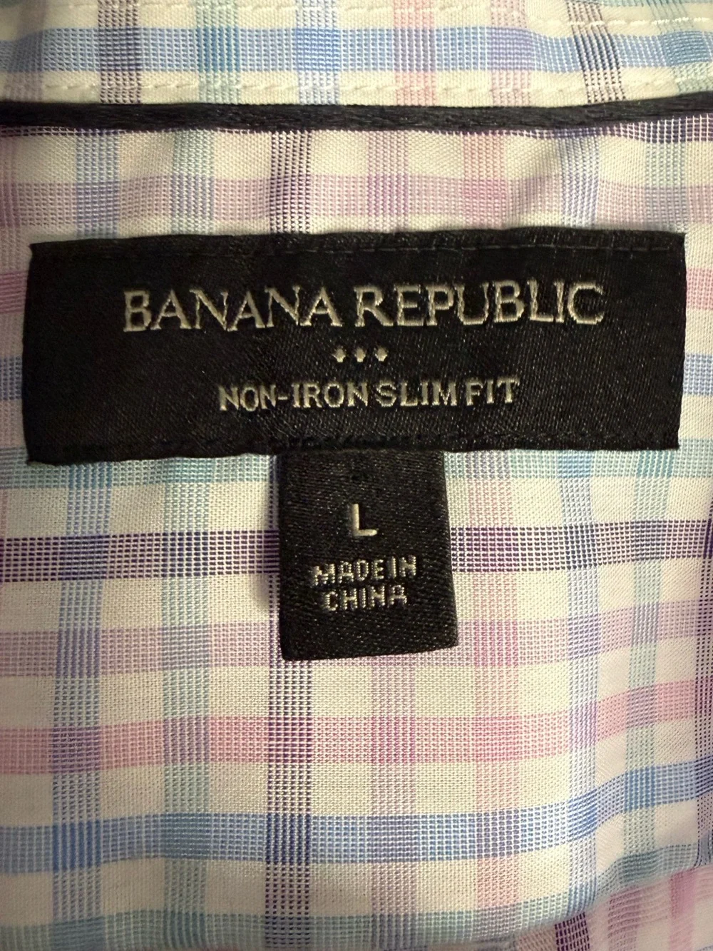 Banana Republic 100% Cotton Non-Iron Slim Fit Button down Size Large